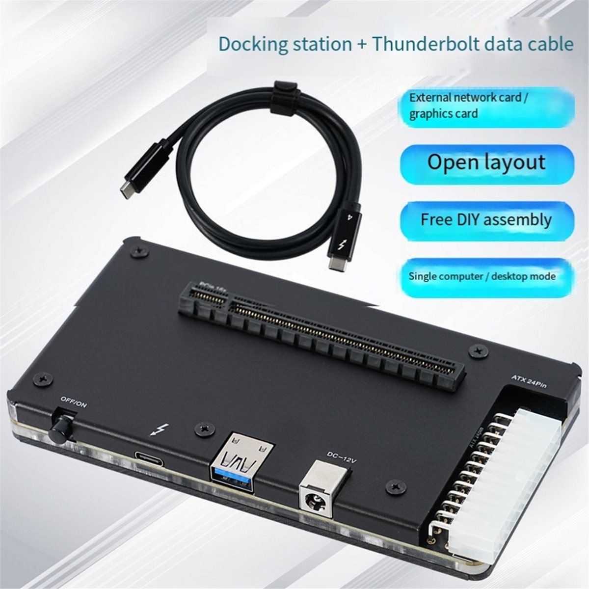 Boîtier EGPU ABIU professionne - Thunderbolt 4 External Gpu Enclosure avis et prix